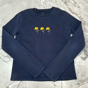 John Galt-Brandy Melville Embroidered Tee